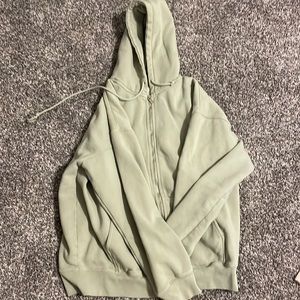 Brandy Melville, green Christie hoodie